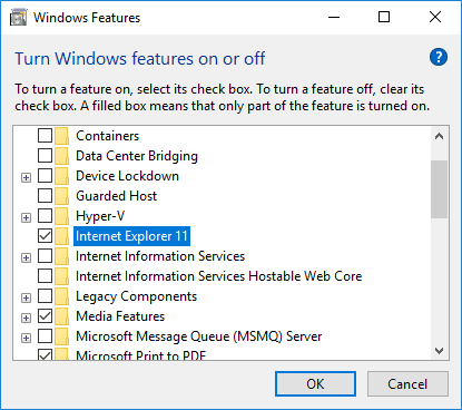 វិធីលុប IE11 ចេញពី Windows 10